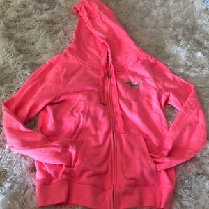 Victoria Secret Pink zip up sweater